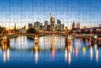 Puzzle-Postkarte Frankfurt am Main