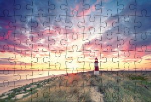 Puzzlepostkarte Sylt Puzzlepostkarte Sylt